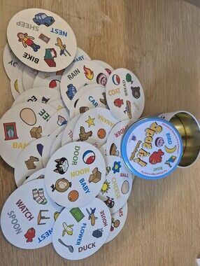 *5/$25* Spot It Basic English Toddler Learning Game Complete